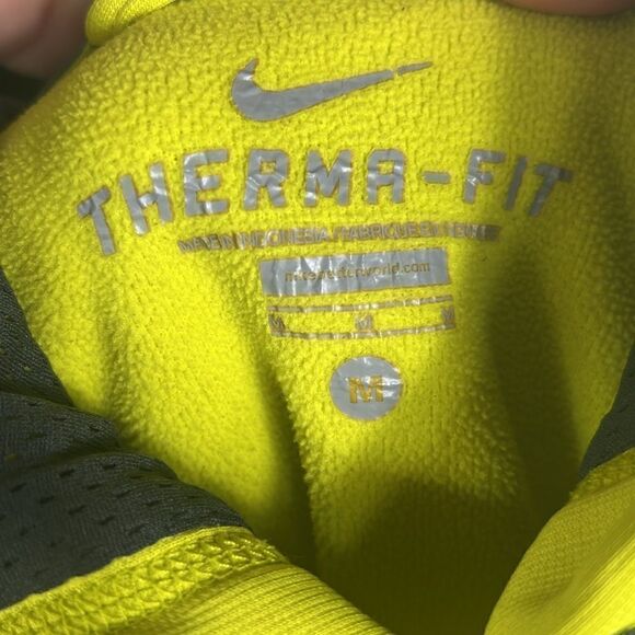 🔥 NIKE THERMA-FIT Polyester HOODIE SWEATSHIRT- Men Sz M - EXCELLENT Condition - Picture 7 of 8